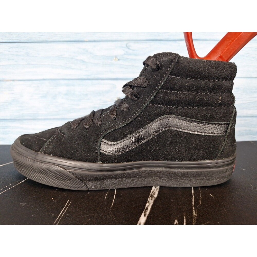 Vans SK8-Hi Black Suede Canvas High Top Skate Shoes M 5 W 6.5
